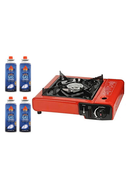 Onetick Fischer Tekli Portatif Çantalı Kamp ve Piknik Ocağı Stop Emniyetli 4 ...