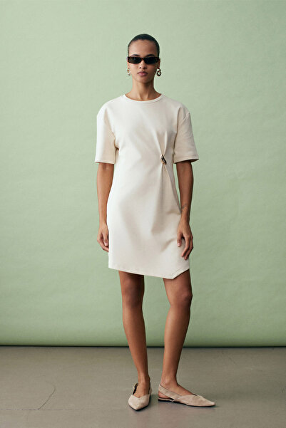 Dilvin 91573 AKSESUARLI DERTAYLI MİNİ ELBİSE