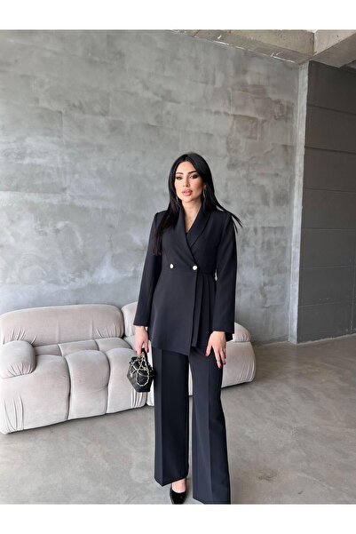 Göker Life Pleated Jacket Set