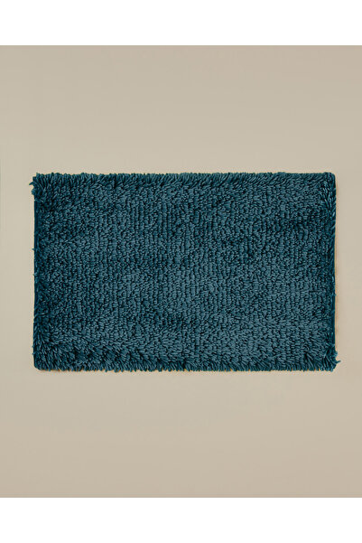 English Home Silky Shine Kaydırmaz Taban Banyo Paspası 50x80 cm Petrol