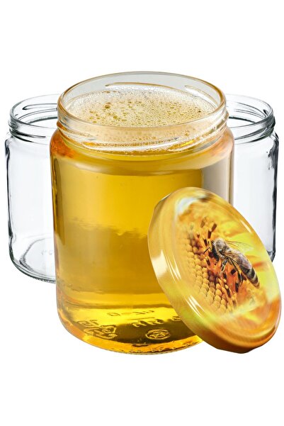 KADAX Borcan pentru conservare cu capac filetat, 82 mm, 540 ml, 8 buc.