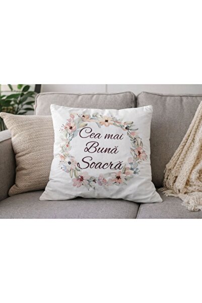 OEM Personalized Pillow with the text "Best Mother-in-Law"
