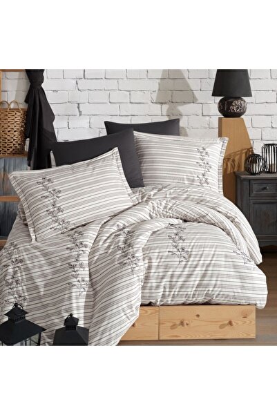 Clasy Lenjerie de pat dublu cu broderie florala, Home, Dezza