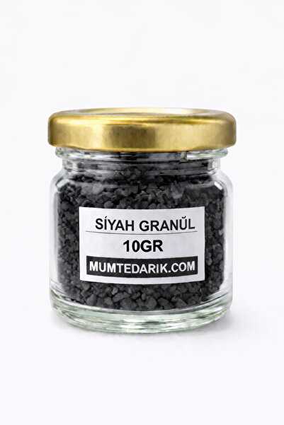 MUMTEDARİK Siyah Granül Mum Boyası 10 Gr – Mum Yapımı İçin Güçlü Renklendirici