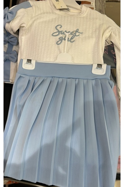 Elit Butik Двукомпонентен комплект за момичета с плисирана пола