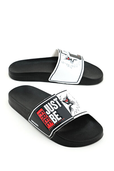 GEZER Încălțăminte de vară pentru bărbați din PU, potrivite pentru podele ume...