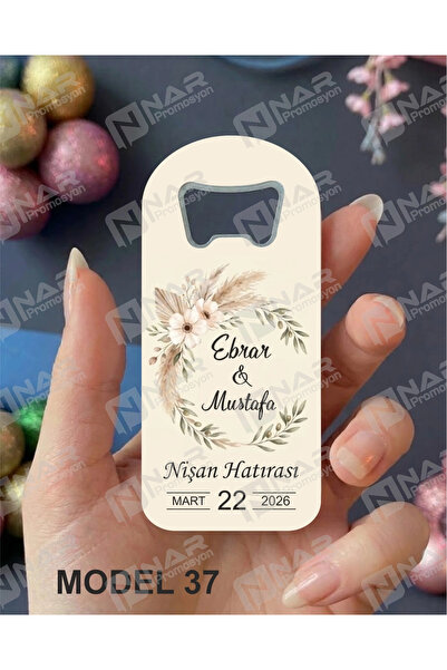 Nar Promosyon 30 Adet Mıknatıslı Dik, Uzun Açacak Magnet - Ambalaj Hediyeli -...