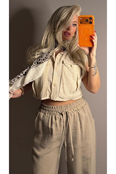 aura life BAMBU KUMAŞ ÖZEL KESİM PALAZO