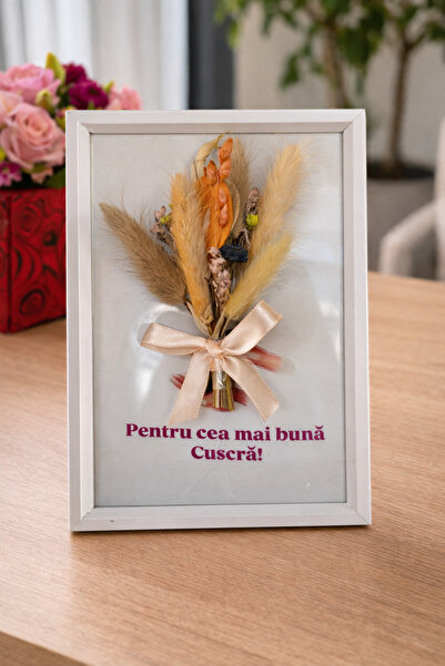 OEM Personalized 3D painting with flowers and message "The best cuscar", What...