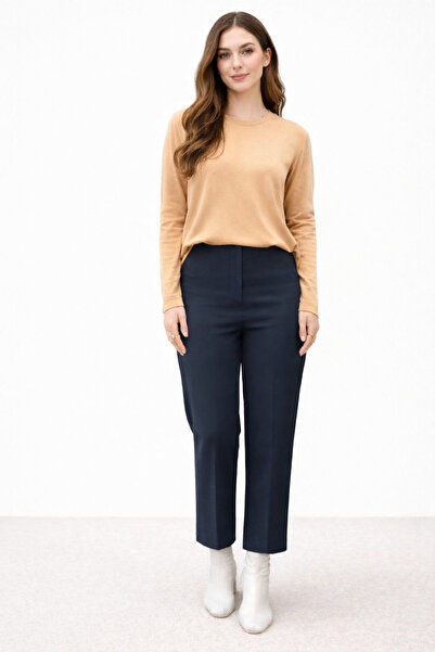 Sentez SZ-5405 ARKASI LASTİKLİ TEK DÜĞME RAHAT PANTALON #12-25#