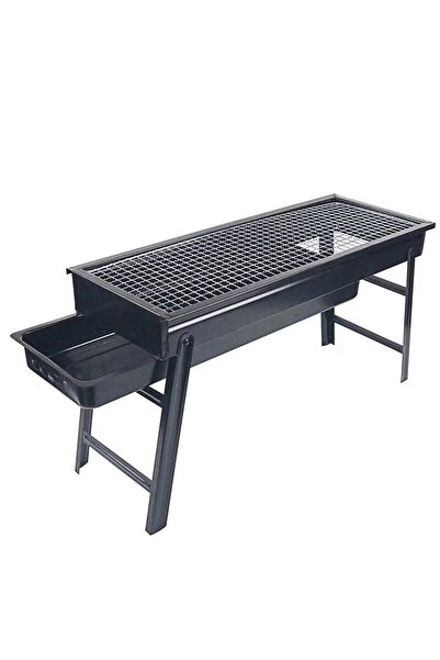 GRÜNBERG Gratar, Grunberg, portabil, compact, otel, negru, 60x22x32 cm