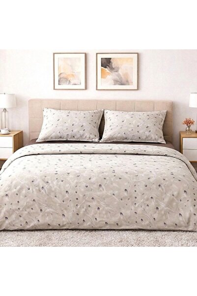 Pucioasa Σετ κλινοσκεπασμάτων για διπλό κρεβάτι, από 100% βαμβακερό σατέν, 4 ...