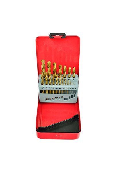 GEKO SET 19 BURGHIE TITAN PENTRU METAL HSS 1-10MM