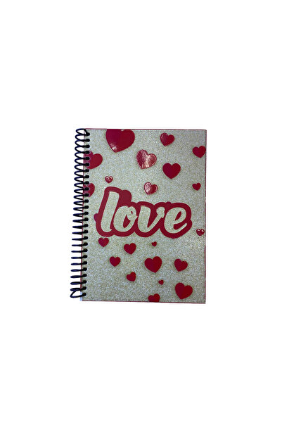 Mr.Notebook دفتر ملاحظات حلزوني بتصميم خاص بعنوان 'الحب' - هدية رومانسية للحب...