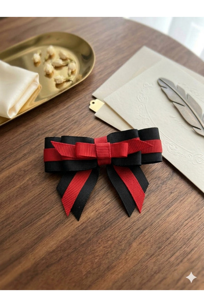 roseberry Aksesuar bijuteri yetişkin kırmızı siyah toka