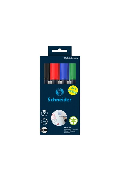 SCHNEIDER Maxx 290 Whiteboard Marker Set