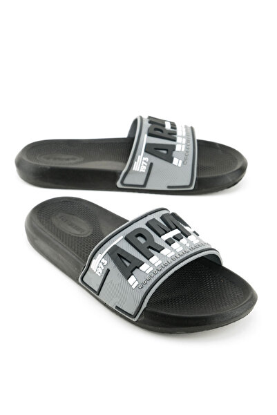 GEZER Încălțăminte de vară pentru bărbați din PU, potrivite pentru podele ume...