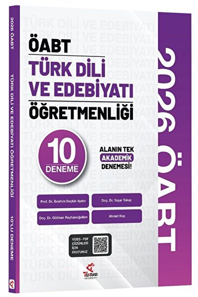 Tekrar Akademi Yayınları Tekrar Akademi 2026 ÖABT MEB-AGS Türk Dili ve Edebiy...