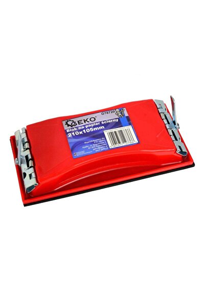 GEKO SUPORT PENTRU HARTIE ABRAZIVA 210 X 105MM, CU CLEME, BAZA ANTIALUNECARE -