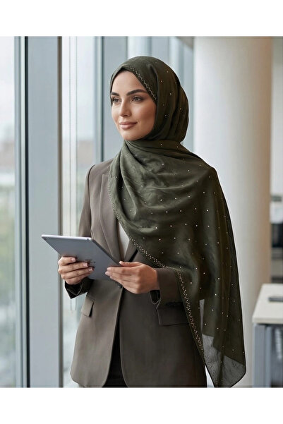 Elit Scarf TAŞLI AEROBİN ŞAL-Yeşi.l