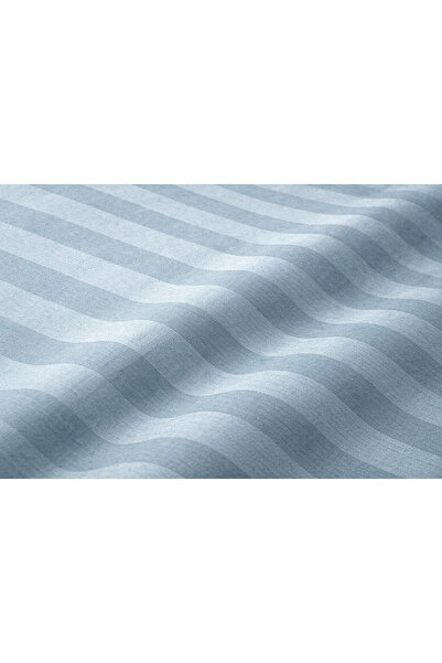 Set de in de pat damasc 4 piese 180x200 cu elastic +25 cm suplimentar, bumbac hotelier, fețe de pernă 55x80 miniatura 2
