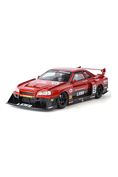 OEM Nissan Skyline GT-R R34 1:24 Fast & Furious Metal Car, 20 cm, Fully Openi...