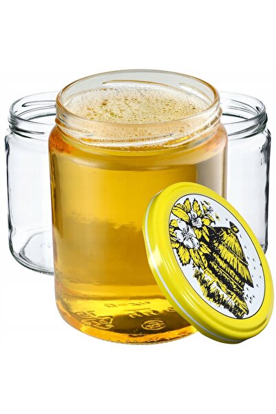 KADAX Borcan pentru conservare cu capac filetat, 82 mm, 540 ml, 8 buc.