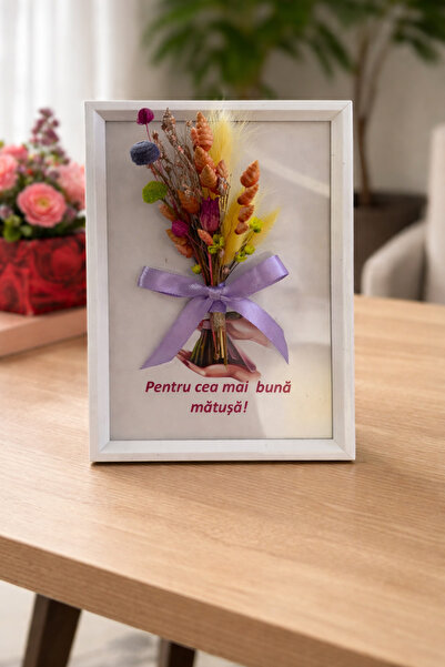 OEM Personalized 3D painting with flowers and message,, For the best aunt”, W...