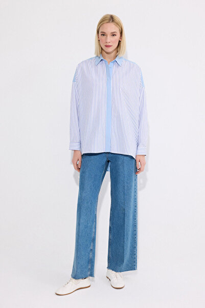 Touché Privé Striped Oversize Shirt
