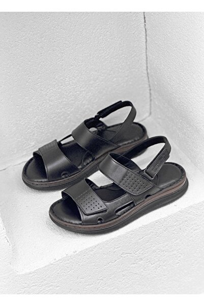 Venüs 24021724Y Haki̇ki̇ De Leather Rtopedi̇k Taban Women's Sandals Sandals T...