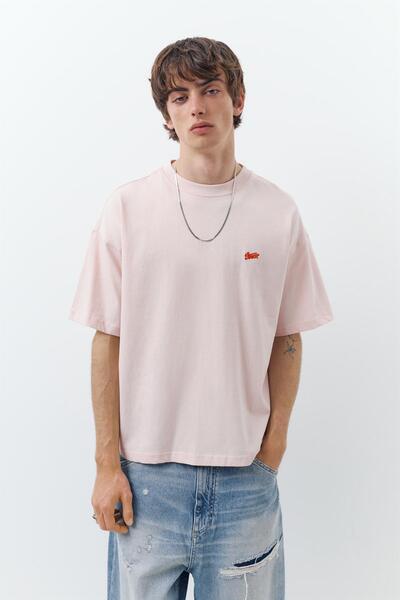 Pull & Bear STWD logolu salaş t-shirt