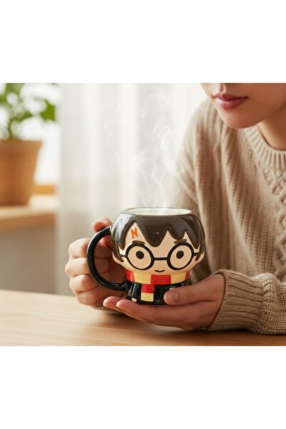Kuzey Tacı كوب بورسلين ثلاثي الأبعاد بشخصيات هاري بوتر - كوب قابل للتجميع بتص...