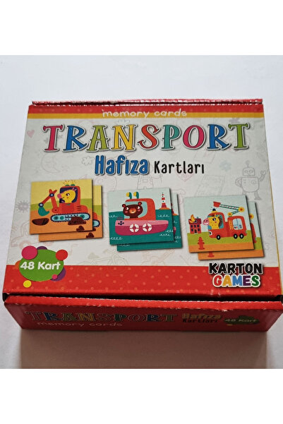 Modellino 48'li Ahşap Zeka Memory Cards Hafıza Kartları Eşleştirme Oyunu Eğit...