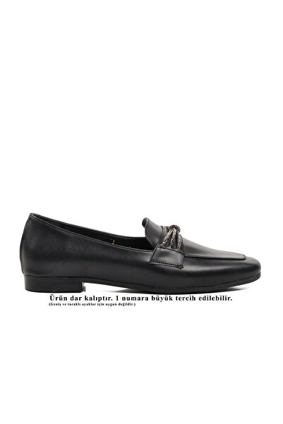 Aspor Black Women's Ballerina Shoes