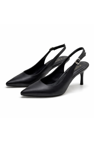 PATRON SHOES Stylish Women's Stiletto Shoes Genuine Leather 6 cm Heeled Point...