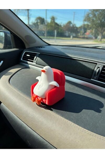 MisterionStudio Cute Seated Penguin Car Ornament Dashboard Ornament - Car Das...