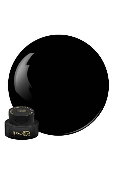 LUXORISE Gel UV Nail Art Babyboomer Cushion Ombre Velvet - Silk Noir, 2ml