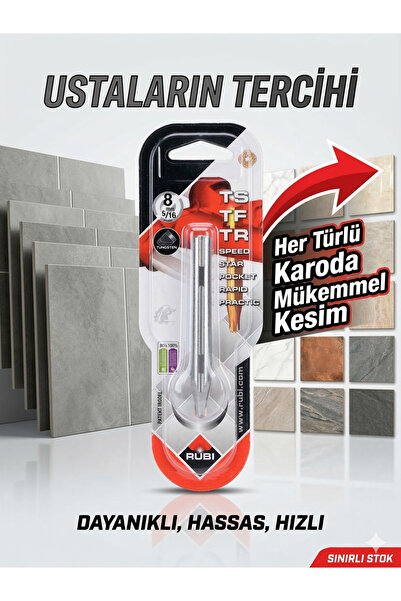 Rubi 8mm Elmas Kesici Uç Fayans kesme ucu
