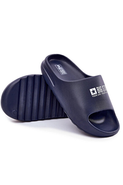 Big Star Shoes Papuci de casă pentru bărbați din spumă cu logo Big Star RR174...
