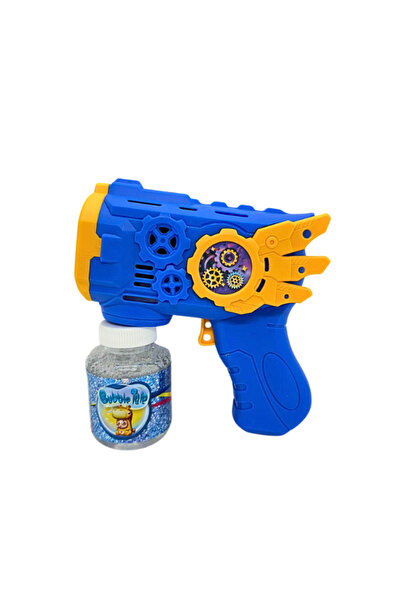 Blaster Water Albastru Automat Baloane de Sapun Flying Armor Bubble cu Soluti...