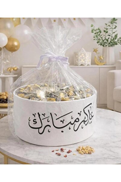 JK صندوق هداياالعيد يحتوي على المسك الأبيض وقطعة عود فاخرة للتوزيعات والهدايا...