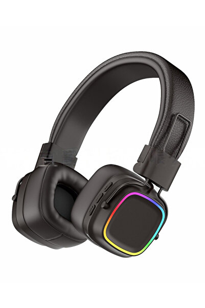 XİRA Bluetooth 6.0 Kablosuz Kulaklık – Katlanabilir RGB LED Işıklı, Mikrofonl...