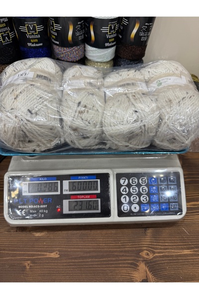 SÜSLÜTASARIM Etrofil ihraç fazlası ip (386 gram)twitli
