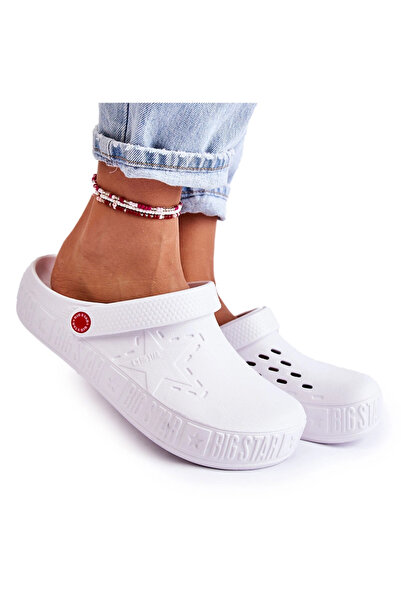 Big Star Shoes Papuci de casă ușori pentru femei Big Star II275003 Alb 36