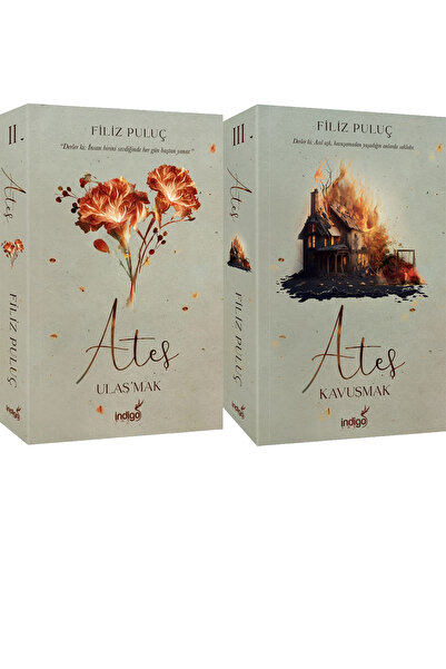 İndigo Kitap Ateş 2 Ulaşmak Karton Kapak ve Ateş 3 Kavuşmak Karton Kapak (Fil...