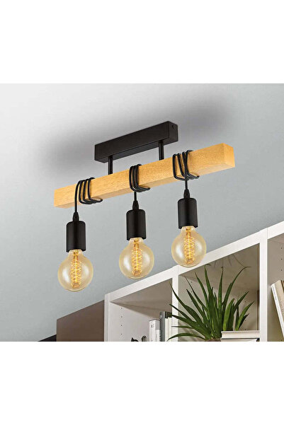 RFAN Pendant, Model 5487-3, 3 X E27, Adjustable Height, Black