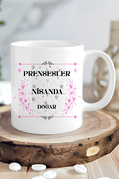 qoeuyl boutique Princesses Are Born in Nisanda Printed Butterfly Detailed Bir...