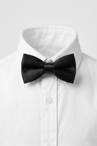 meriç bebe - bütün çocuklar melektir. mrc Papion din satin negru pentru copii...