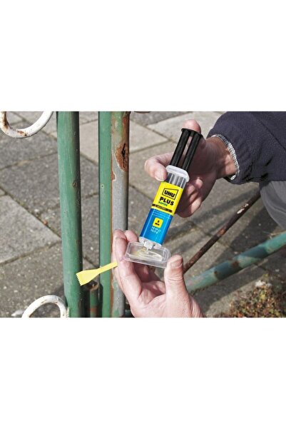 Uhu Plus adeziv epoxidic Schnellfest, transparent, 24 ml