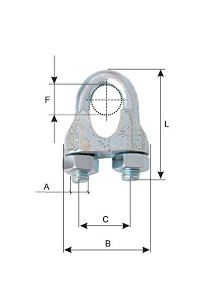 MK SUPORT DE FIXARE PENTRU PLACĂ DE ZINC 3MM / 9X16MM